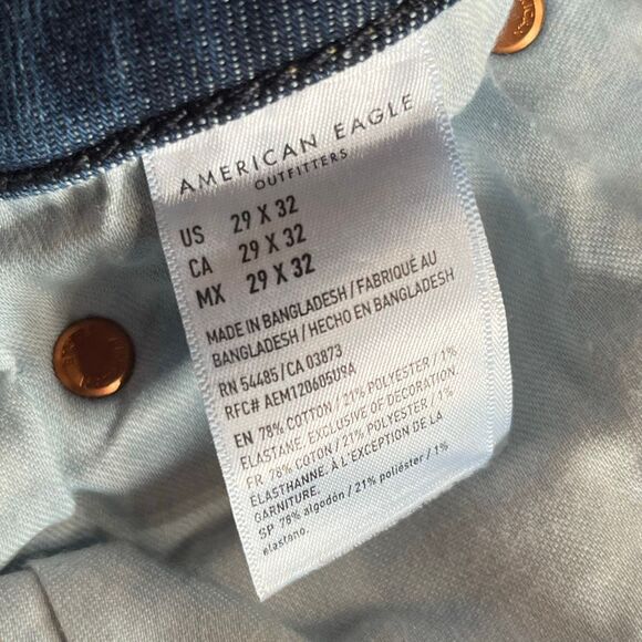 American Eagle Airflex+ Original Straight Jeans Size 29x31 - Picture 7 of 9